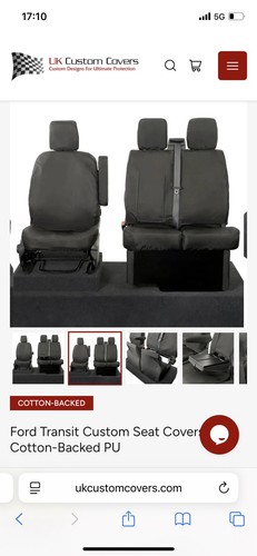 Ford transit custom seat - custom,